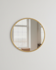 Gold Round Wall Mirror