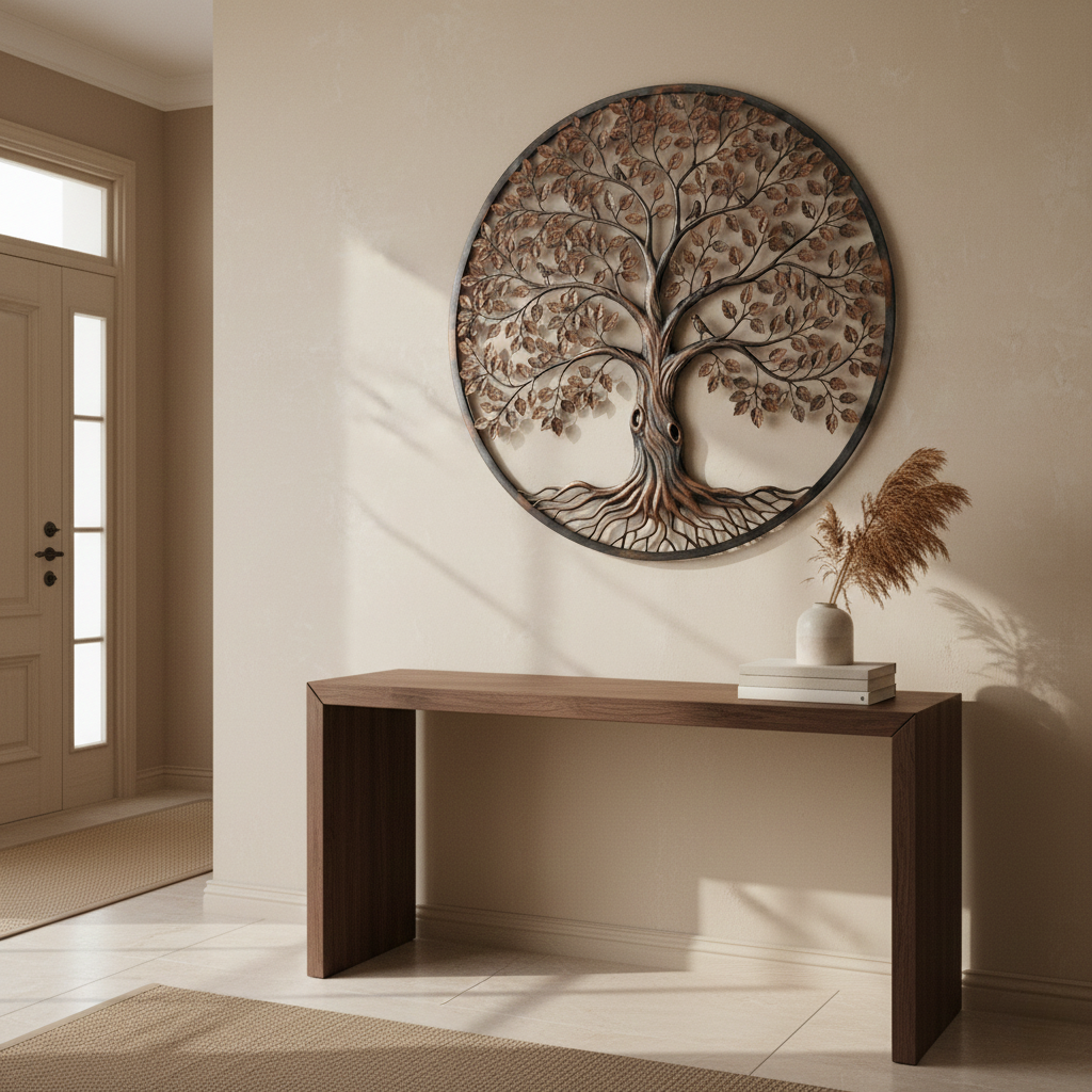 Metal Tree of Life Wall Sculpture
