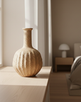 Textured Stoneware Vase