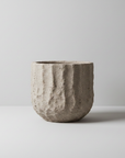 Textured Stone Plant Pot