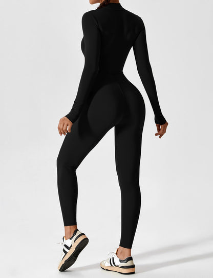 Giozza Long Sleeve Zipper Jumpsuit