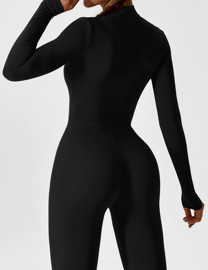 Giozza Long Sleeve Zipper Jumpsuit