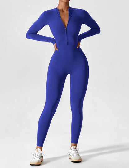 Giozza Long Sleeve Zipper Jumpsuit